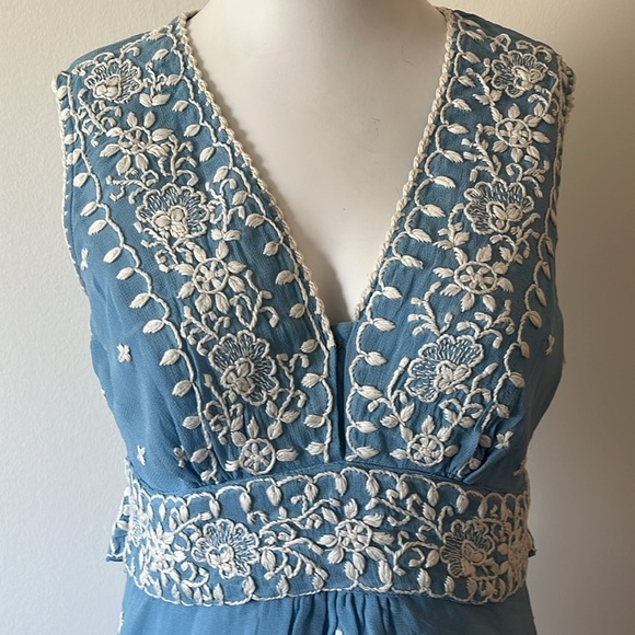Plenty Embroidered Viscose Top Size 6 - Picture 2 of 10